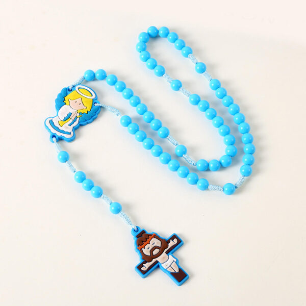 d2bd204a83f502e9bf6993b00befac18_H0ce2093e959147349765ca062a07f9bfU_avif=close&webp=close KOMI New Design Catholic Rosary Children's Rosary Cross Lady Angel Necklace