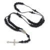 Komi 2023 New Cross Necklace Hand-woven Rosary Necklace Religious Design Pendant Jewelry Wholesale