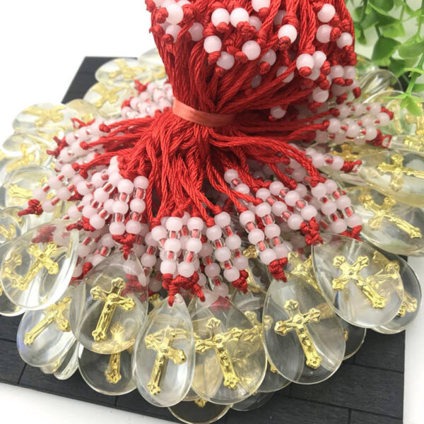 KOMI 2024 New Crystal Gold Cross Pendant Event Gift Cross Religious Jewelry