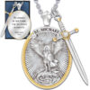 Komi Hot Selling St Michael's Alloy Necklace Man Religious Jewelry Pendant