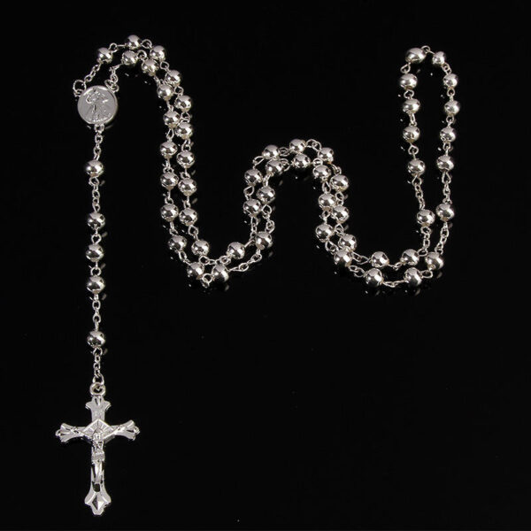 da89408df91314aec33b901fd2612124_H638bfdbc6d7e4d15b9071e1a91af6ab4w_avif=close&webp=close KOMI 6MM Rosary Necklace Gold Plated High Quality Exquisite Religious Beads Rosary Necklace