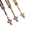 dac188a907324eb0087ea1fc09935dac_Hecc9be138458403c9c9e2e2cf91addd3q_avif=close&webp=close Komi Hand-woven Wood Bead Necklace Men's Long Stone Bead Pendant Necklace Frosted Cross Rosary Jewelry