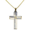 Komi Hot Selling Cross Pendant Stainless Steel Religious Gold Jewelry