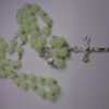 dd802697e101359be7269581a23defeb_Hc5fccb846fbc41fea4ac641149f00178r_avif=close&webp=close Luminous Cross Necklace Religious Jewelry 8mm Plastic Luminous Rose Embossed Bead Necklace