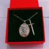 Komi Hot Selling St Michael's Alloy Necklace Man Religious Jewelry Pendant