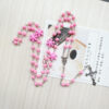 e19ff62747a761b3500447831867a2a6_H6be0edb4e4f04fde87ed78bcaedd48a0B_avif=close&webp=close Komi Colourful 6mm Rosary Cross Pendant Necklace Religious Rosary Necklace for Pary
