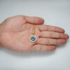 Komi Stainless Steel Turkish Blue Eye Necklace Religious AccessoriesTItanium Steel Eye Pendant