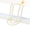 2024 Komi Religious Rosary Necklaces 6*8mm Acrylic Beads Necklace Cross Pendant Christian Jewelry Wholesale