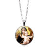 Dreamwork Hot Sale Virgin Mary Jesus Miraculous Medal Pendant Necklaces Metal Alloy Coat Chain Necklace Pendants Religious Gifts