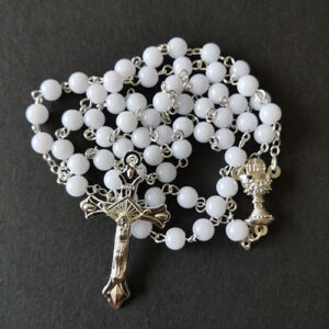 Komi 2024 Hot Sell Rosary Acrylic Necklaces Religious Rosary Necklace for Pary