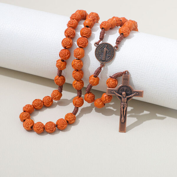 f4a17c3ed9b718555258963bccc6b580_H00bd60e9b5af486880aa710c8a3836d2J_avif=close&webp=close 2024 Plastic Rosary Beads Cross Pendant Long Necklace Catholic Christ Religious Jesus Jewelry for Women Men Gift