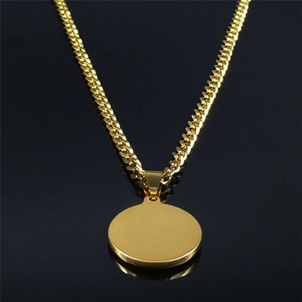 f6eb419069f8c4f3e16c4a511bf9a9ca_He199835915ee43709da219b9671dd524a_avif=close&webp=close Komi Archangel Saint Michael Stainless Steel Chain Necklace Women's/Men's Gold Pendant Necklace