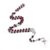 Hot Selling Rosary Cross Necklace Rose Scented Rosary Fatima Religious Jewelry Gift
