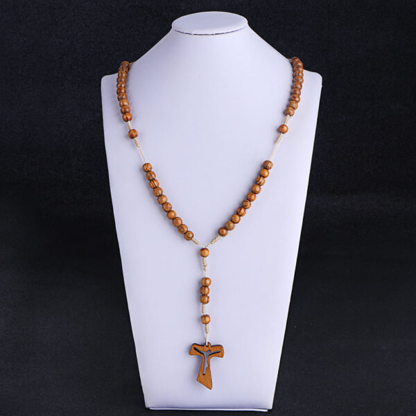 fe2723a59bbc7cfbc4720fab46387577_H3d0f5a500e3b4fa0ba1a18fa923cacfbz_avif=close&webp=close Komi Cheap Wooden Beads Cross Rosary Necklace Jewelry Wholesale