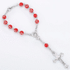 wechat_2025-08-02_090829_842 Religious Accessories Multi-colored Acrylic Rosary Beads Bracelet Catholic Cross Bracelet