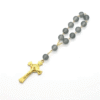 wechat_2025-08-04_153954_093 Komi Wholesale Colorful 6mm Glass Beads Cross Rosay Bracelet Religious Prayer Bracelet Safe Car Accessories Pendant