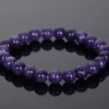 Hot Sale 8mm Beaded Bracelet Multi-Material Round Beads Exquisite Black Agate Amethyst Jade Bracelet Wholesale