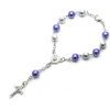 Komi Hot Selling Religious Rosary Bracelet Cross Crucifix Pendant Rosary Bracelet Hanging Car