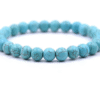 KOMI Natural Gemstone Bracelets Turquoise Crystal Moonstone Obsidian Tiger Eye Stone Lapis Lazio Elastic Beaded Bracelet Gift