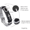 Personalized Adjustable Cross Titanium Steel Wide Face Bracelet for Men Women