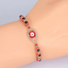 KOMI Eye Bracelet Adjustable Woven Lucky Bracelet Kabbalah Amulet Christmas Gift