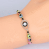 KOMI Eye Bracelet Adjustable Woven Lucky Bracelet Kabbalah Amulet Christmas Gift