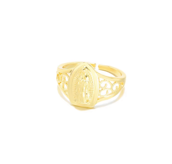 wechat_2025-08-26_094630_959 New European and American Virgin Mary Round Ring Open Ring Jesus Retro Embossed Men's and Women's Ring
