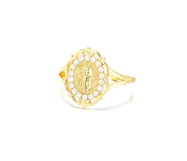 wechat_2025-08-26_094652_608 New European and American Virgin Mary Round Ring Open Ring Jesus Retro Embossed Men's and Women's Ring