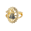 wechat_2025-08-26_094755_808 New European and American Virgin Mary Round Ring Open Ring Jesus Retro Embossed Men's and Women's Ring
