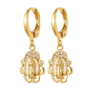 wechat_2025-08-26_100449_566 KOMI 18K Gold Plated Huggie Hoops Earrings with Zircon CZ Charms of Geometric Virgin Mary Drop Earrings for Women Religious