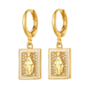 wechat_2025-08-26_100512_447 KOMI 18K Gold Plated Huggie Hoops Earrings with Zircon CZ Charms of Geometric Virgin Mary Drop Earrings for Women Religious