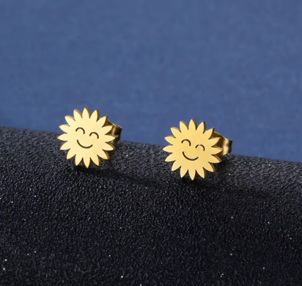 wechat_2025-08-26_103837_805 KOMI Gold Stainless Steel Stud Earrings Dainty Love Jesus Heart Bear Flower Earrings for Women Girls Birthday Daily Jewelry Gift