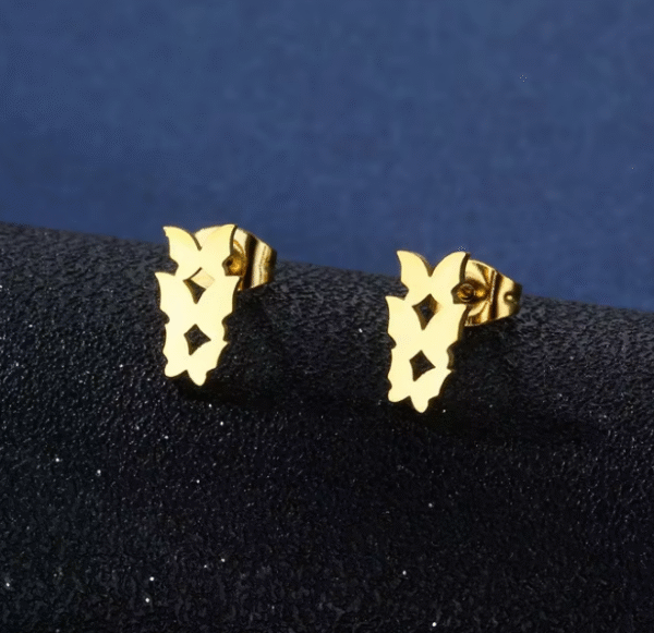 wechat_2025-08-26_103851_211 KOMI Gold Stainless Steel Stud Earrings Dainty Love Jesus Heart Bear Flower Earrings for Women Girls Birthday Daily Jewelry Gift