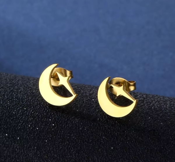 wechat_2025-08-26_103856_765 KOMI Gold Stainless Steel Stud Earrings Dainty Love Jesus Heart Bear Flower Earrings for Women Girls Birthday Daily Jewelry Gift