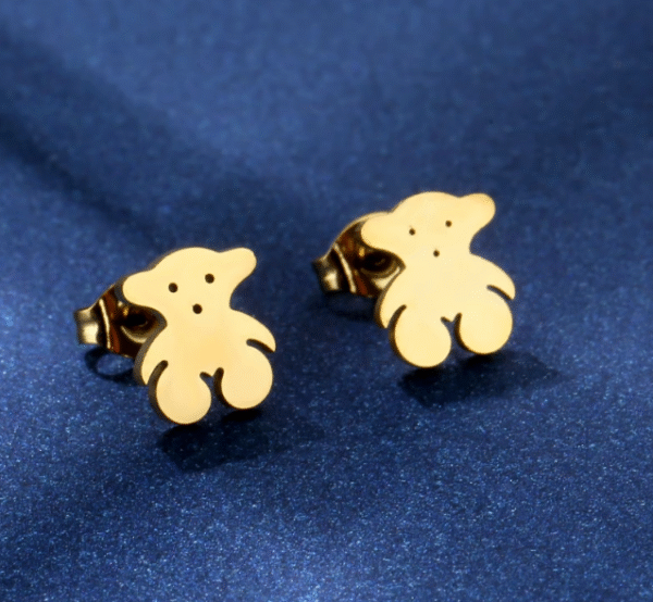 wechat_2025-08-26_103903_637 KOMI Gold Stainless Steel Stud Earrings Dainty Love Jesus Heart Bear Flower Earrings for Women Girls Birthday Daily Jewelry Gift
