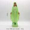 Religious Decorative Sculpture Luminous Virgin Mary Handicraft Statue Religious Cross Ornament Maria Christian Catholic
