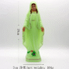 Religious Decorative Sculpture Luminous Virgin Mary Handicraft Statue Religious Cross Ornament Maria Christian Catholic