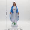 Religious Decorative Sculpture Luminous Virgin Mary Handicraft Statue Religious Cross Ornament Maria Christian Catholic