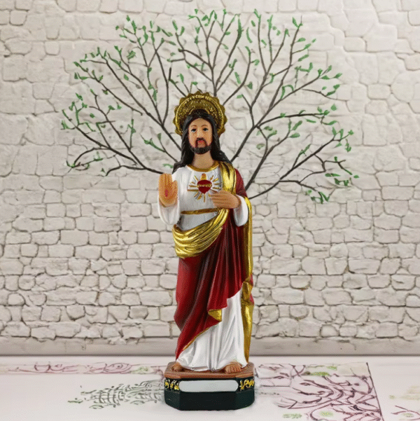 wechat_2025-08-27_162036_556 KOMI New Manger Madonna Figure Easter Decoration European-style Scene Decoration Religious Nativity Decoration