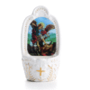 Komi Personalized Ceramic Jesus Christ Religious Catholic Wholesale Pics Pattern Hanging Holy Water Font