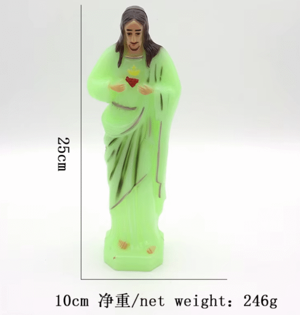 Catholic Christian Religious Priest Icon Anthony Holy Father Plastic Luminous Color Ornaments Craft Decorations