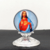 wechat_2025-08-27_170655_681 Catholic Christ Jesus Icon Holy Family Cross Crown of Thorns Icon Car Desktop Metal Ornament