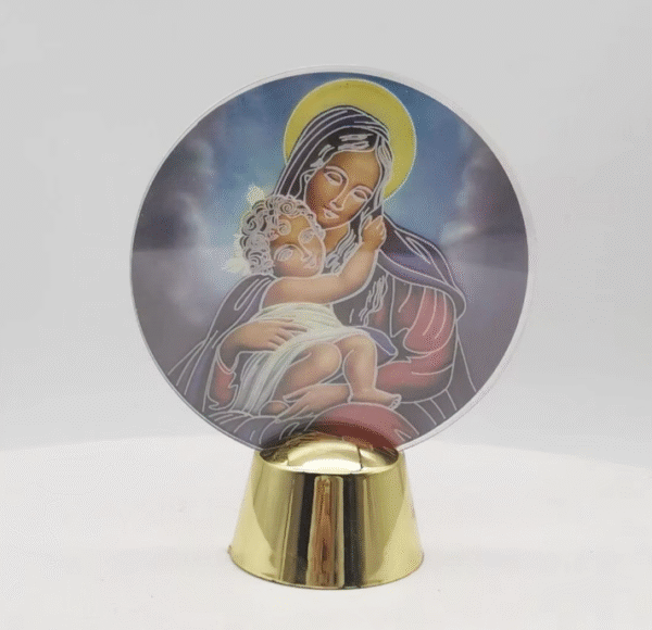 wechat_2025-08-27_172811_352 New Religious Series Acrylic Creative Ornaments LED Lights Night Lights Luminous Ornaments Gifts Decorations Plastic Crafts