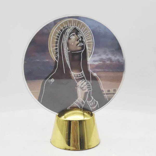 wechat_2025-08-27_172822_376 New Religious Series Acrylic Creative Ornaments LED Lights Night Lights Luminous Ornaments Gifts Decorations Plastic Crafts