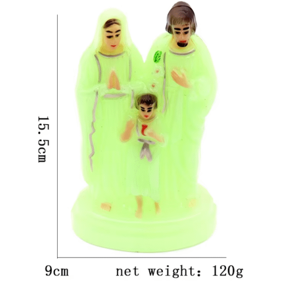 KOMI Home Table Decoration Family Luminous Ornaments Colorful Ornaments Plastic Religious Crafts Ornaments for Home Office Decor