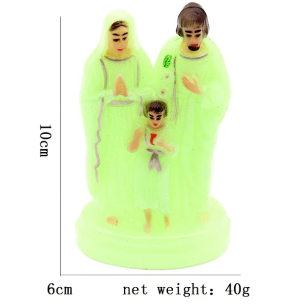 KOMI Home Table Decoration Family Luminous Ornaments Colorful Ornaments Plastic Religious Crafts Ornaments for Home Office Decor