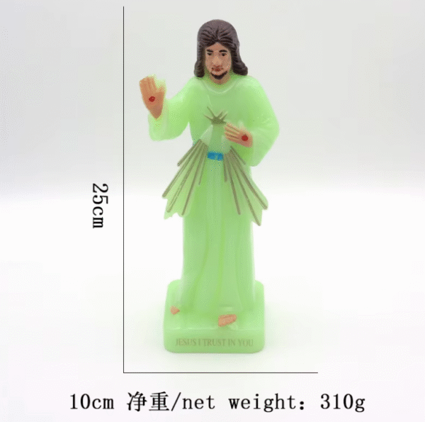 KOMI Home Table Decoration Family Luminous Ornaments Colorful Ornaments Plastic Religious Crafts Ornaments for Home Office Decor