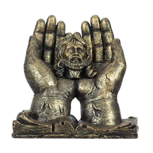 wechat_2025-08-29_093933_577 KOMI Polyresin Both Hands Holding Men Women Wings Angel Statues Decoration Resin Crafts Home Tabletop Decoration Gift