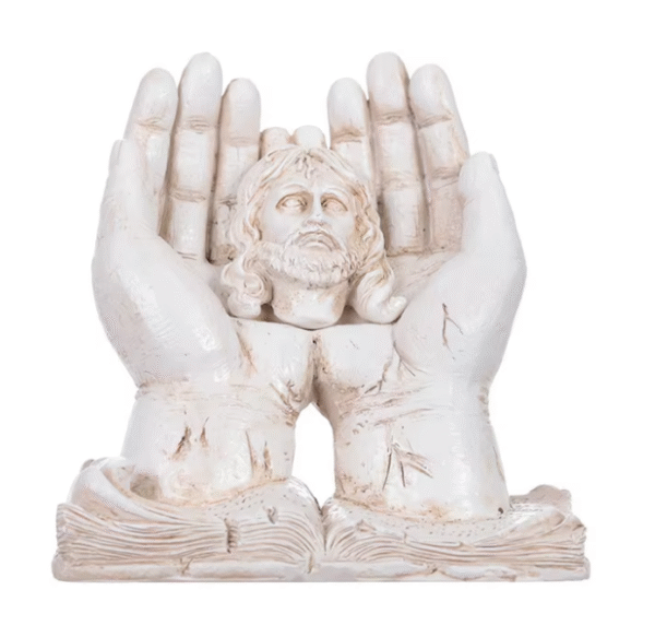 wechat_2025-08-29_093939_690 KOMI Polyresin Both Hands Holding Men Women Wings Angel Statues Decoration Resin Crafts Home Tabletop Decoration Gift