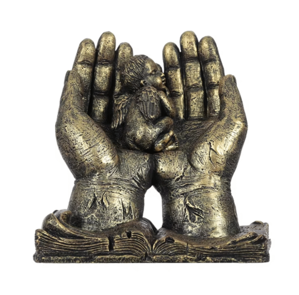 wechat_2025-08-29_093952_865 KOMI Polyresin Both Hands Holding Men Women Wings Angel Statues Decoration Resin Crafts Home Tabletop Decoration Gift